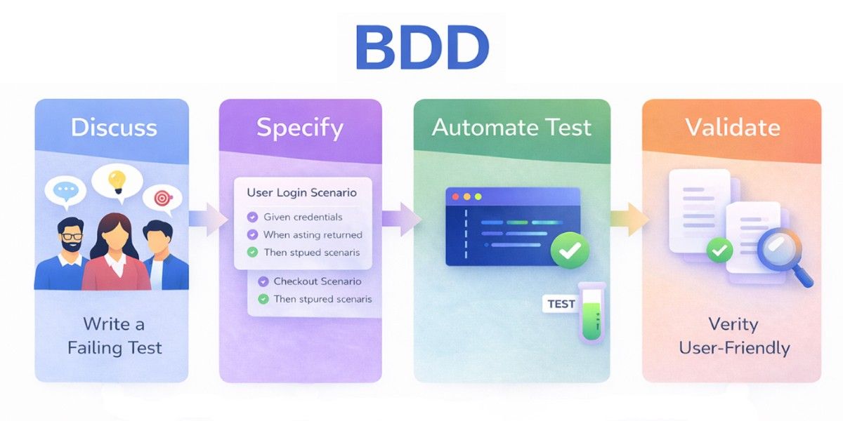 an image showcasing how BDD workflow works