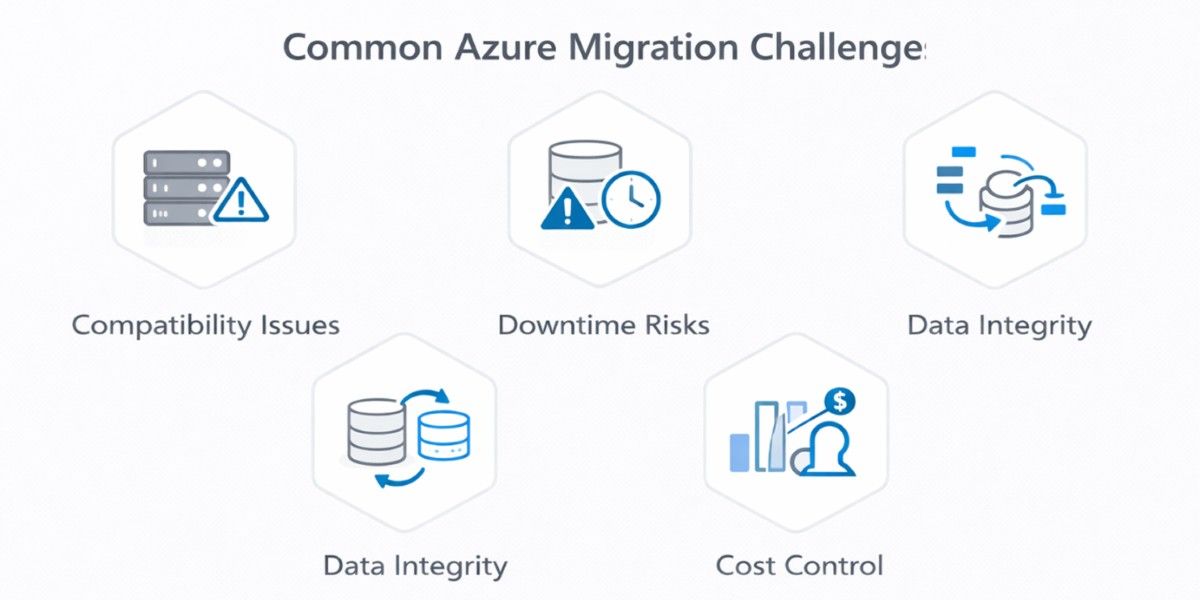 a image displaying azure migration challenges