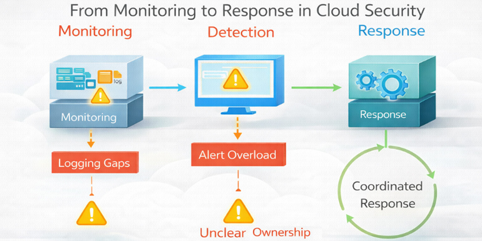 An image that represent visibility and monitoring challenges in the cloud