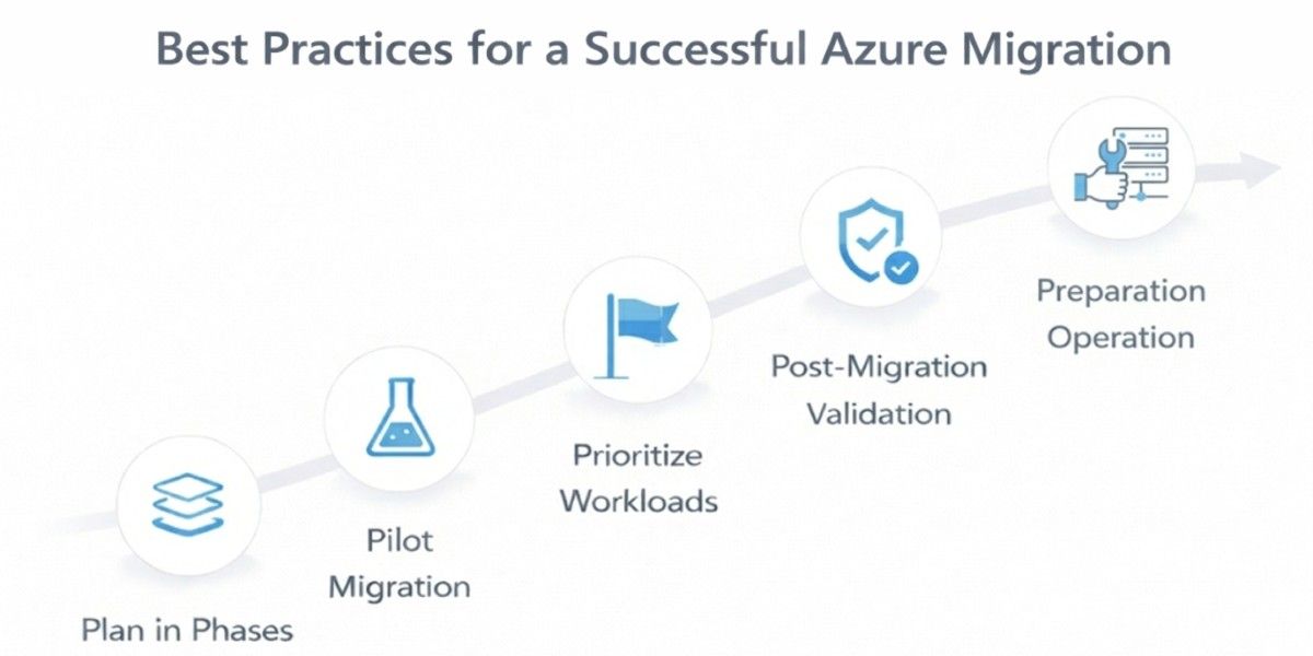a snap shot of best practices for a successful azure migration