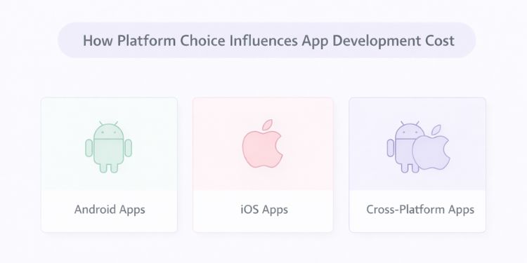 An image that represent How does platform choice influence development cost?