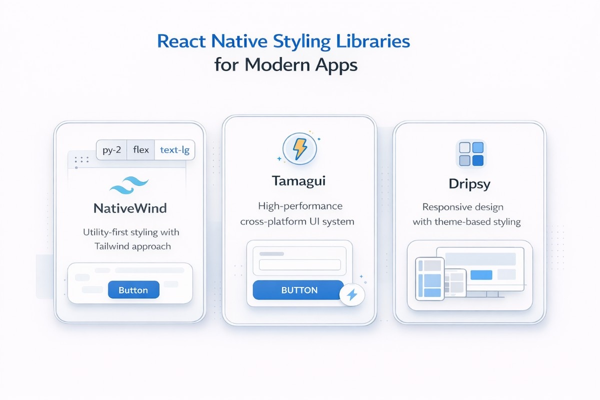 a snapshot of react native styling libraries for modern apps