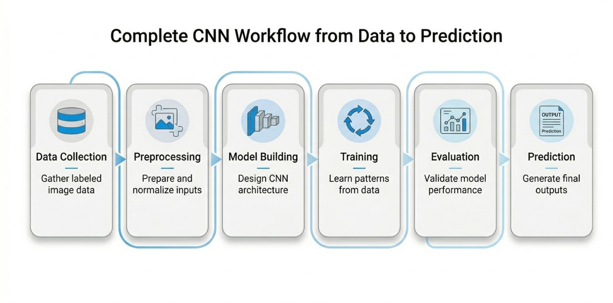 an image showing the complete CNN workflow