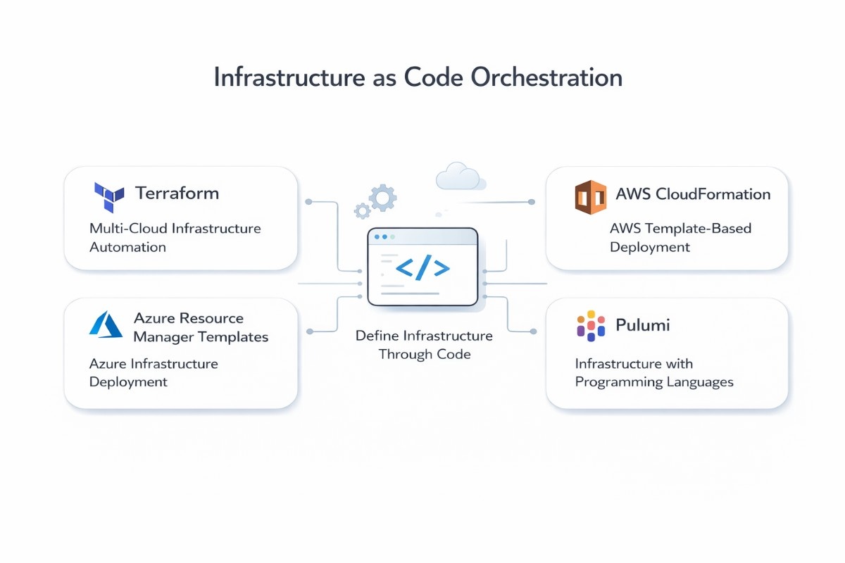 an image showcasing the best infrastructure as code orchestration
