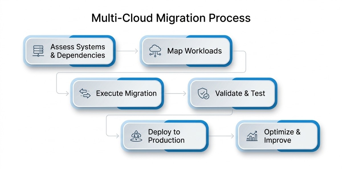 an image indicating the full guide on multi-cloud migration process