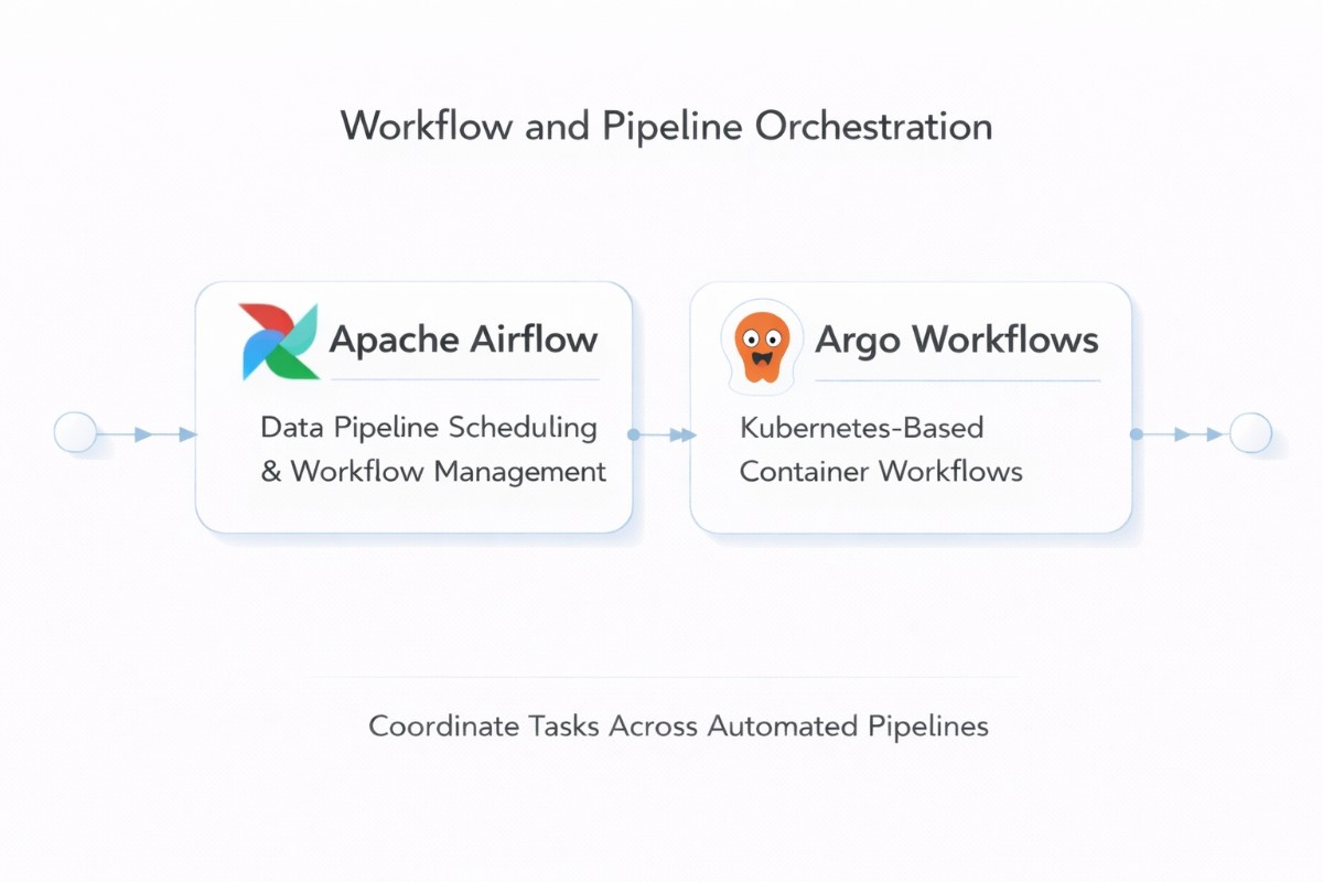 an image showing the workflow and pipeline orchestration