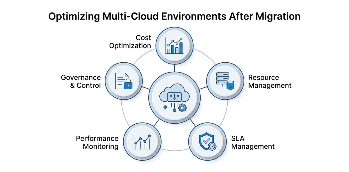 an image showcasing the after process of multi-cloud migration