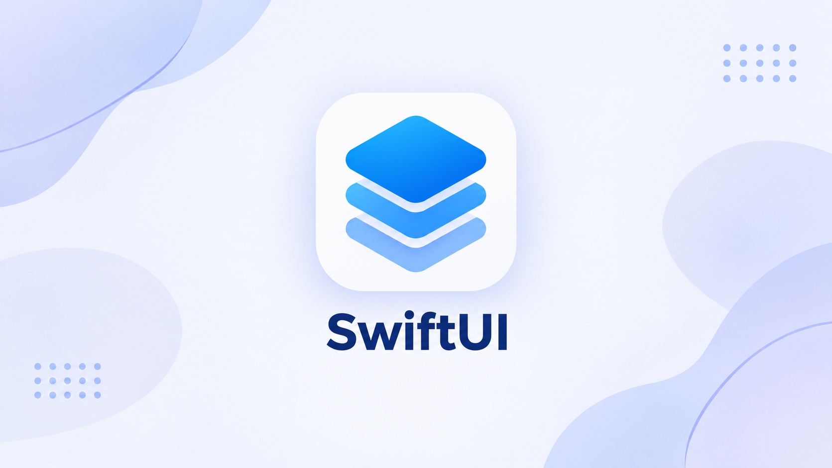 SwiftUI Layers Icon on Pastel UI Background